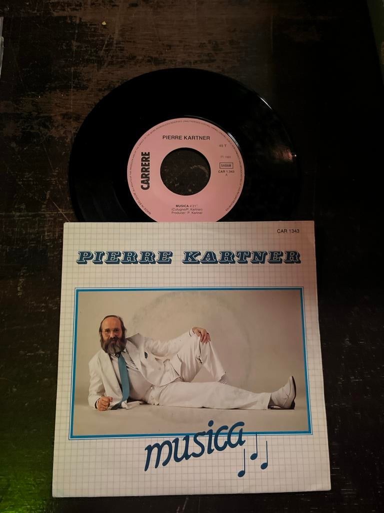 Pierre Kartner - Musica 7" Single, 7 inch, Single, Ophalen of Verzenden, Zo goed als nieuw