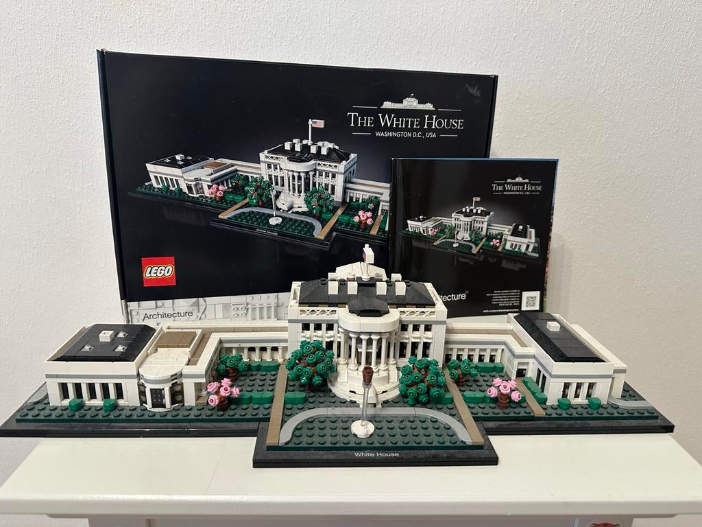 Lego Architecture Witte Huis - Complete Set, Ophalen of Verzenden, Zo goed als nieuw, Complete set, Lego