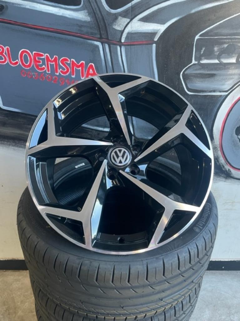 17 inch bonneville velgen Vw polo look 5x100 seat vw, 215 mm, Velg(en), Nieuw, 17 inch