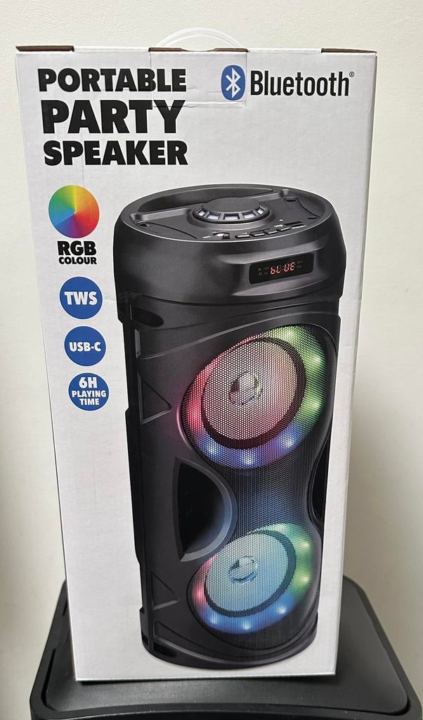 Party Speaker, Ophalen of Verzenden, Nieuw, Complete set