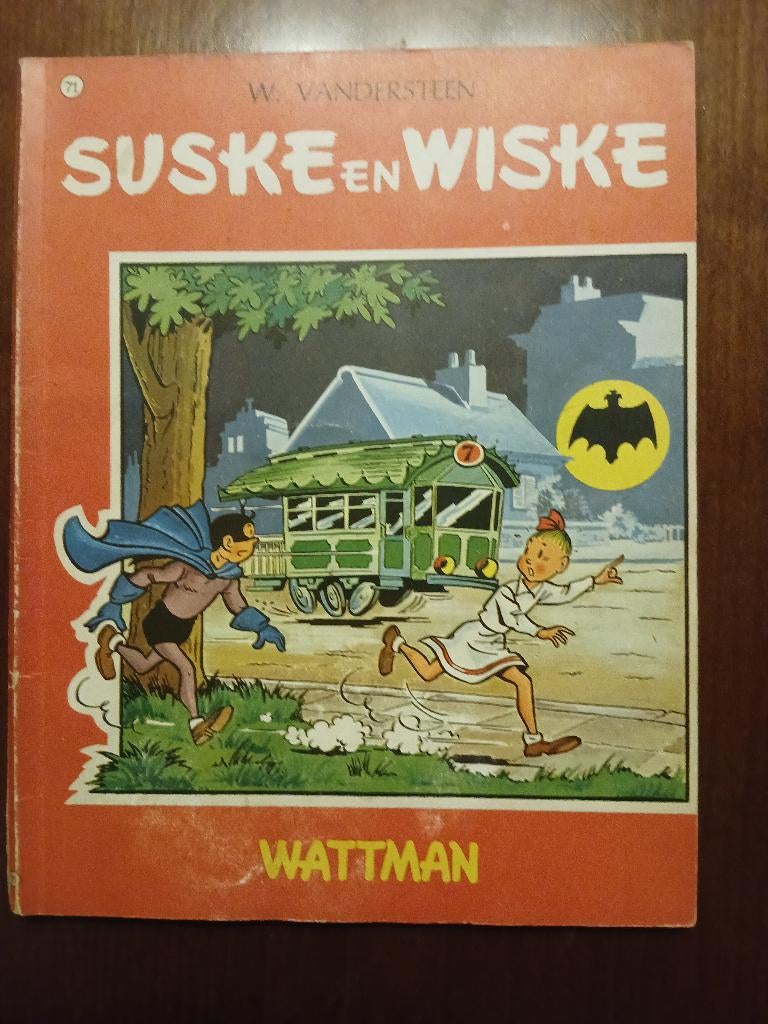 Suske en Wiske VK71 Wattman 1ste druk, Willy Vandersteen, Eén stripboek, Ophalen, Gelezen