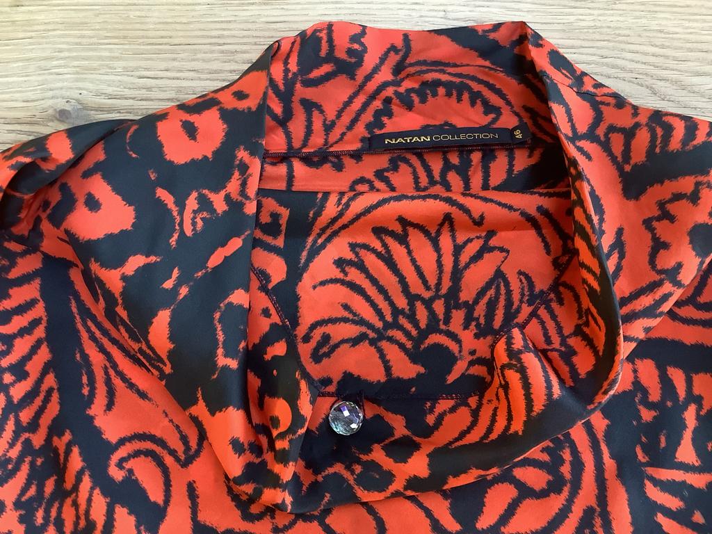Natan Zijden Blouse - Maat 42, Kleding | Dames, Blouses en Tunieken, Ophalen of Verzenden, Zo goed als nieuw, Maat 42/44 (L), Overige kleuren