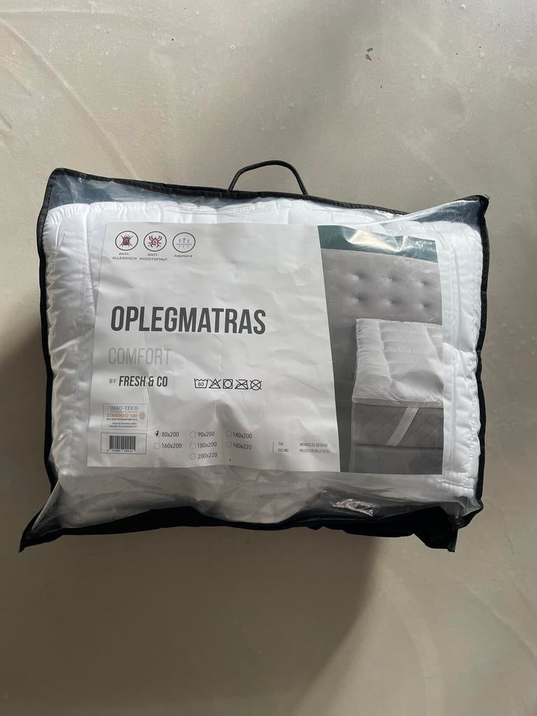 Fresh & Co Oplegmatras Comfort 80x200 - Nieuw in verpakking!, Eenpersoons, Nieuw, Ophalen of Verzenden, 80 cm