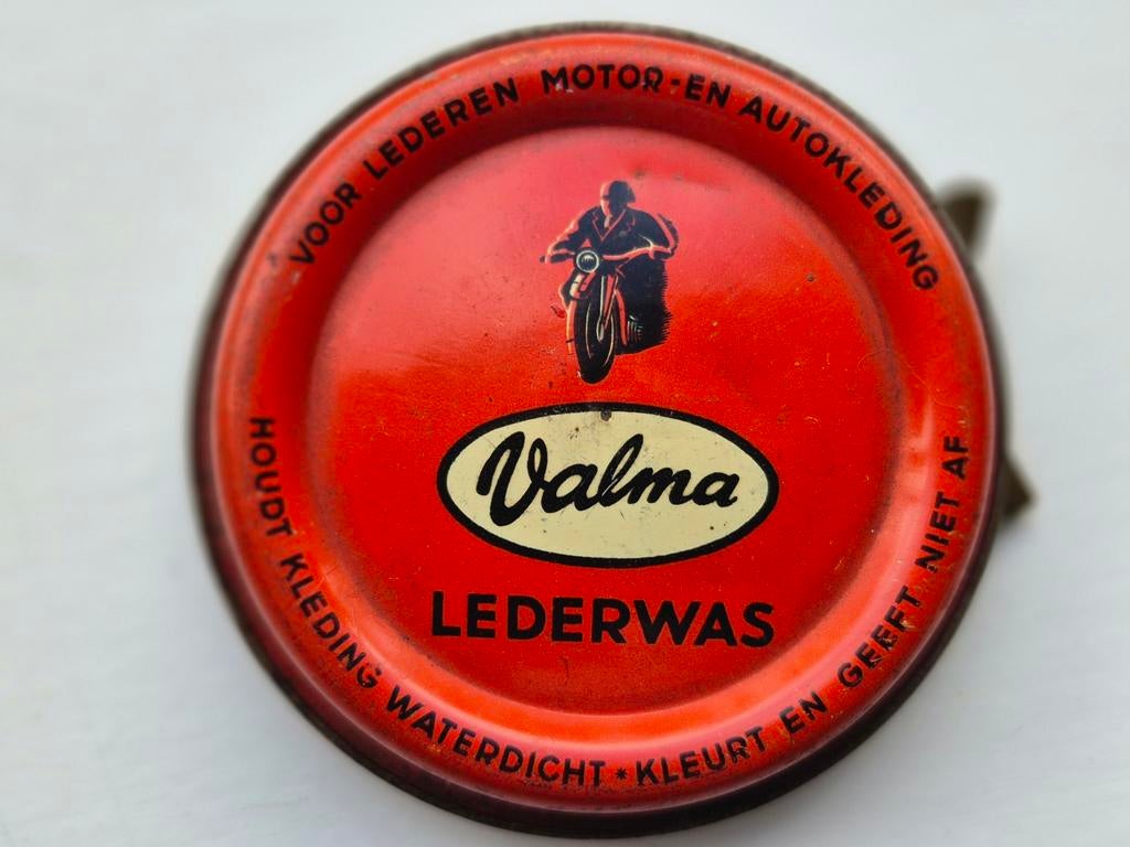 Valma Lederwas blikje Amersfoort, Ophalen of Verzenden, Gebruikt, Overige