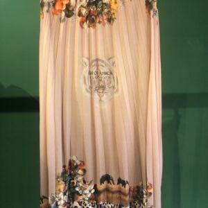 ADDY VAN DEN KROMMENACKER plissérok, Kleding | Dames, Rokken, Zo goed als nieuw, Maat 42/44 (L), Beige, Onder de knie, Ophalen of Verzenden