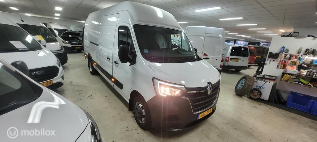 Renault Master T35 2.3 dCi L4H3 Dubbel Lucht Airco Navi, Auto's, Bestelauto's, 2438 kg, Gebruikt, Euro 6, Renault