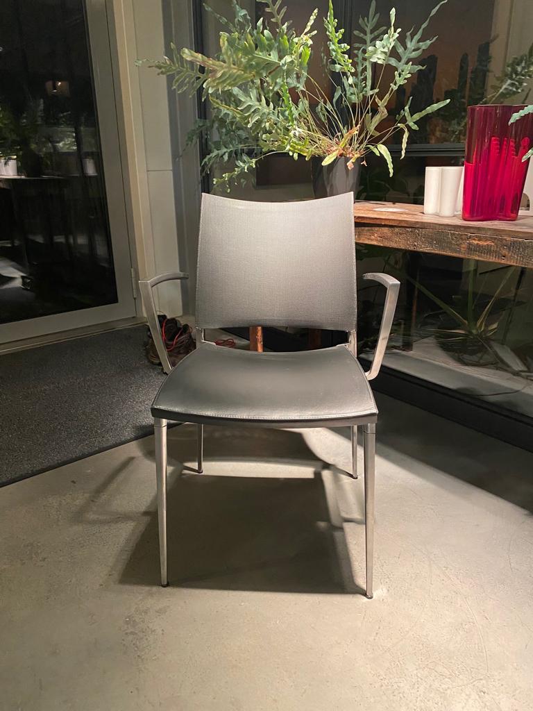 Desalto Sand Air eetkamerstoel, Huis en Inrichting, Stoelen, Ophalen, Moderne designstoel, Leer, Zo goed als nieuw