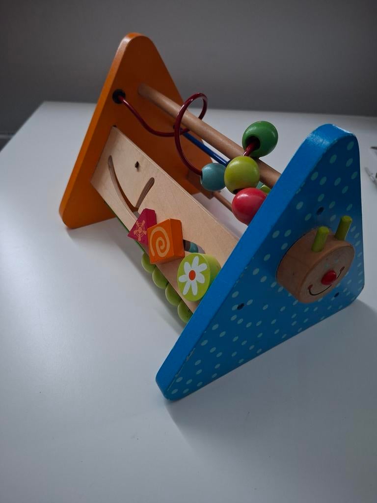 Houten baby speelgoed driehoek, Kinderen en Baby's, Speelgoed | Babyspeelgoed, Ophalen, Gebruikt, Overige typen