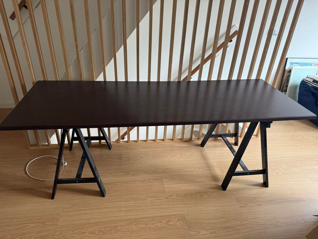 Bureau - 211x75 cm, Ophalen, Gebruikt, 200 cm of meer, 50 tot 100 cm