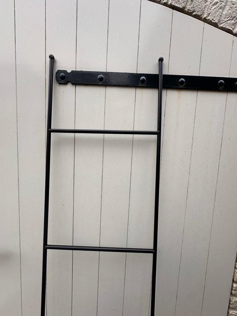 Metalen Ladder Ophangrek - Zwart, Ophalen, Gebruikt, Overige typen, Metaal