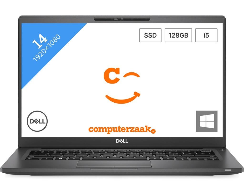 Dell Latitude 7400/Intel Core i5 1.60GHz/8GB/256GB SSD, Contact_dell@dell.com, 2 tot 3 Ghz, 8 GB, Refurbished