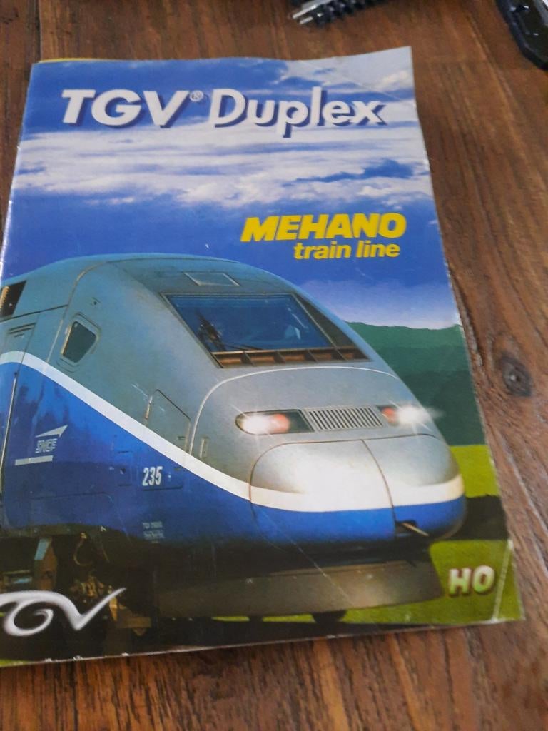 TGV Duplex Mehano train line HO, Ophalen of Verzenden, Zo goed als nieuw, Gelijkstroom, Overige merken