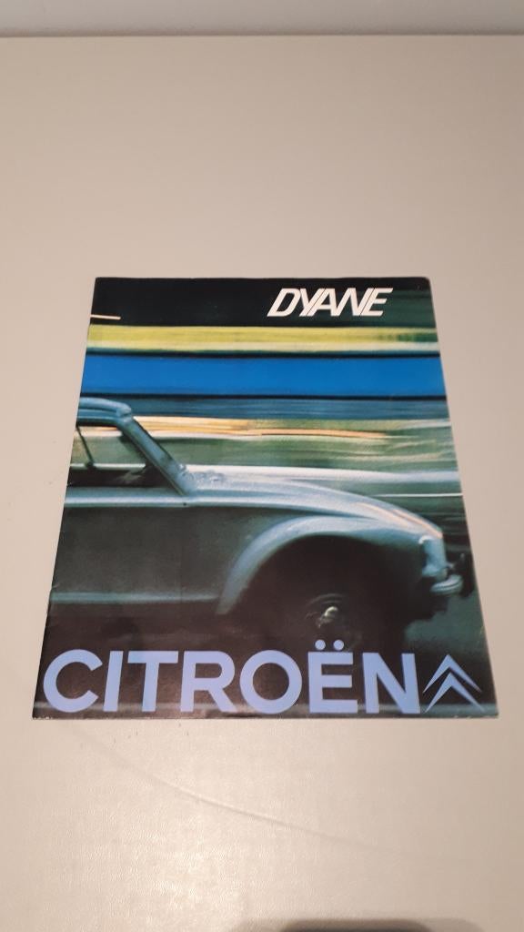 AUTOFOLDER CITROËN DYANE oktober 1968, Ophalen of Verzenden, Zo goed als nieuw, Citroën