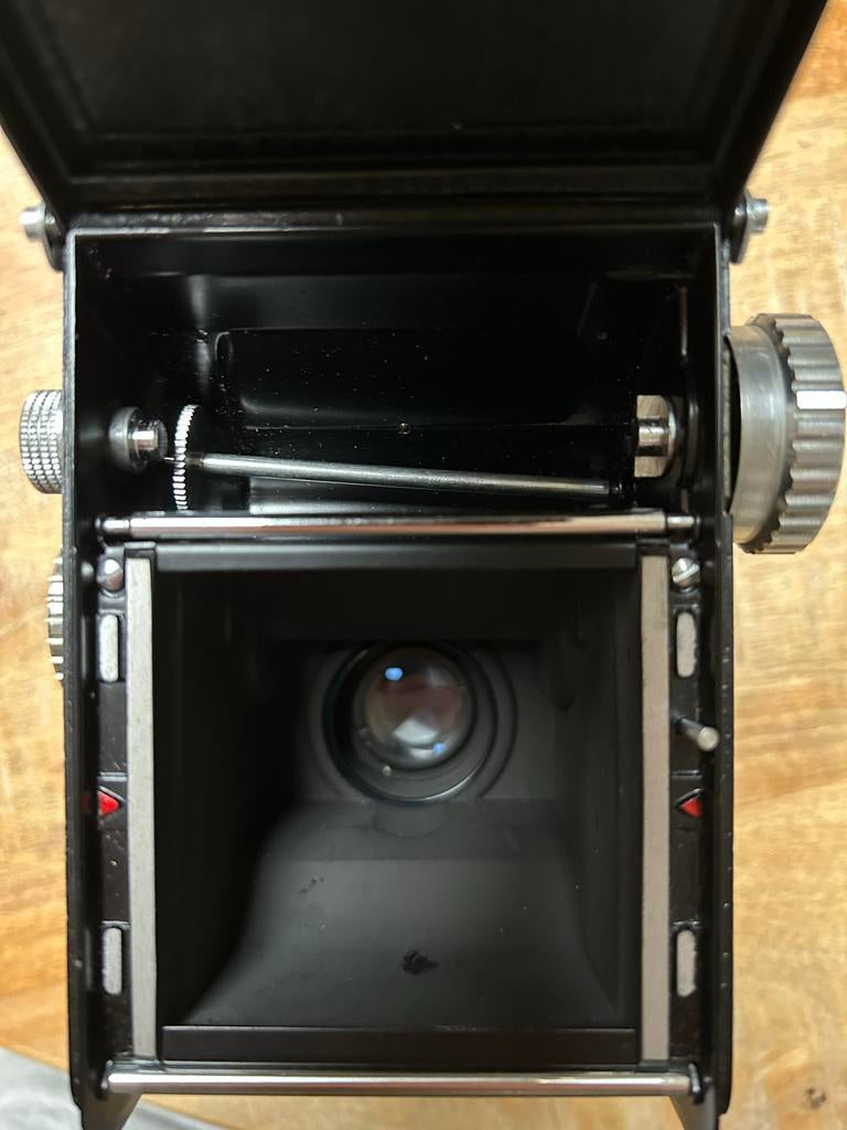 Halma Flex Twin-Lens Reflex Camera - Verzamelobject, Audio, Tv en Foto, Fotocamera's Analoog, Gebruikt, Spiegelreflex, Overige Merken