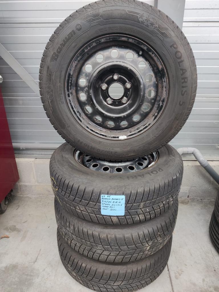 Winterbanden set staal Mazda CX5  2012-2016, Auto-onderdelen, Banden en Velgen, Ophalen, 16 inch, Banden en Velgen, Winterbanden