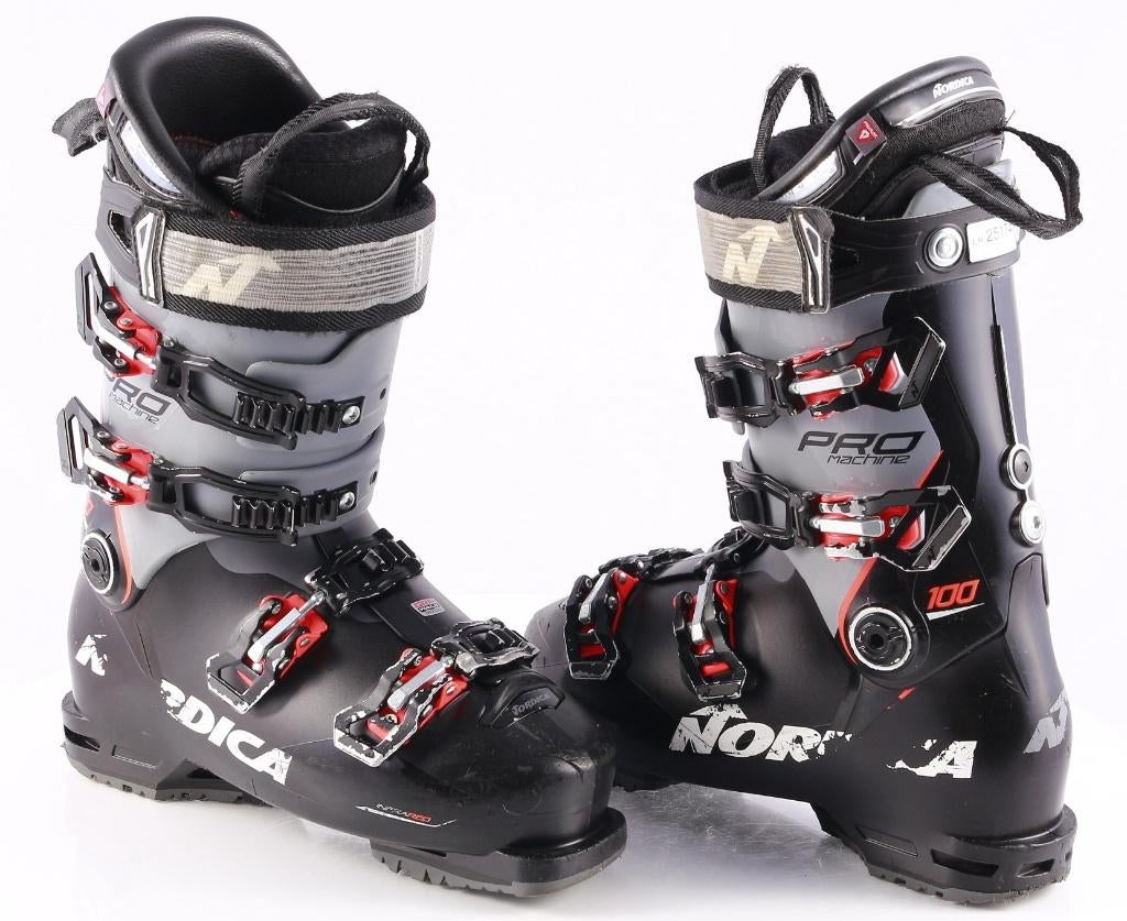 40,5 41 EU skischoenen NORDICA PRO MACHINE 100 2024, Sport en Fitness, Skiën en Langlaufen, 160 tot 180 cm, Gebruikt, Schoenen