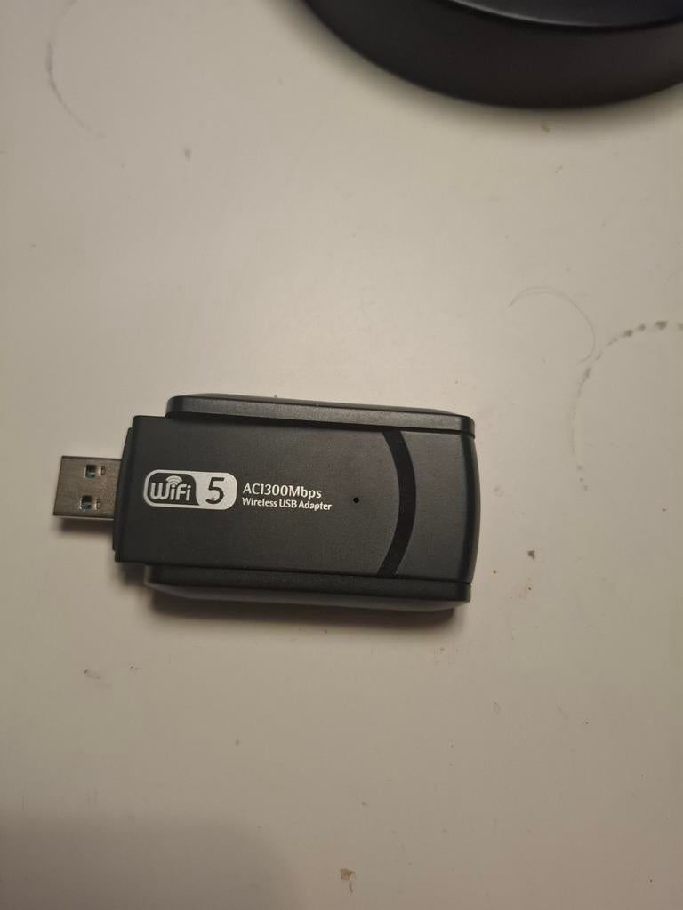 WiFi 5 AC1300Mbps Draadloze USB Adapter, Ophalen, Gebruikt, Onbekend