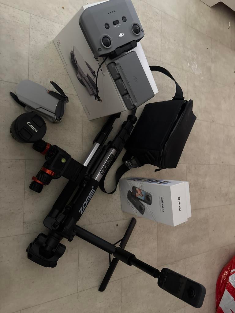 Camera spullen, drone, canon lens, Zoom statief, Ophalen, Zo goed als nieuw