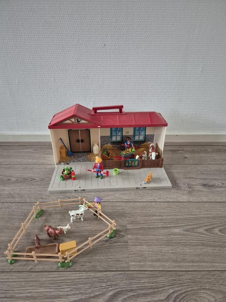 Playmobil meeneem boerderij, Ophalen of Verzenden, Poppenhuis