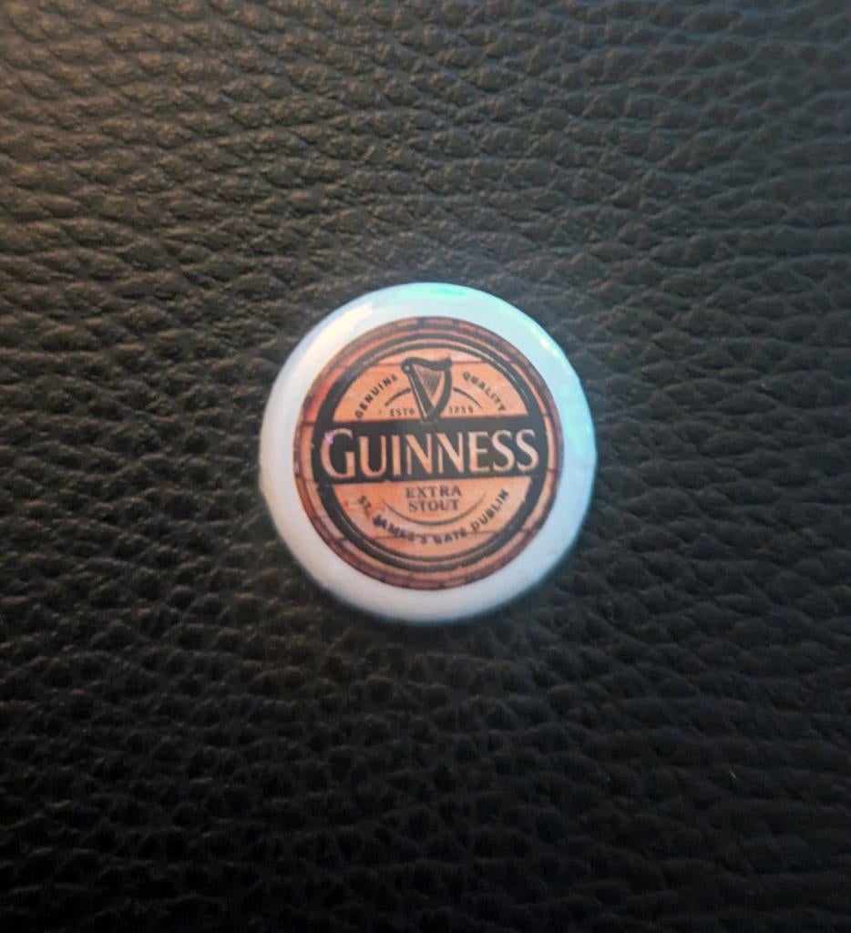 Guinness Speldje / Pin 25mm, Verzamelen, Biermerken, Ophalen of Verzenden, Nieuw, Overige typen
