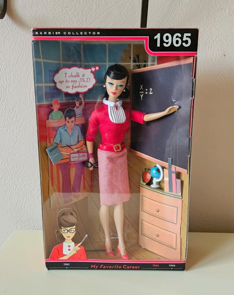 Vintage Barbie Pop Repro Student Teacher 2009 NRFB, Verzamelen, Poppen, Ophalen of Verzenden, Pop