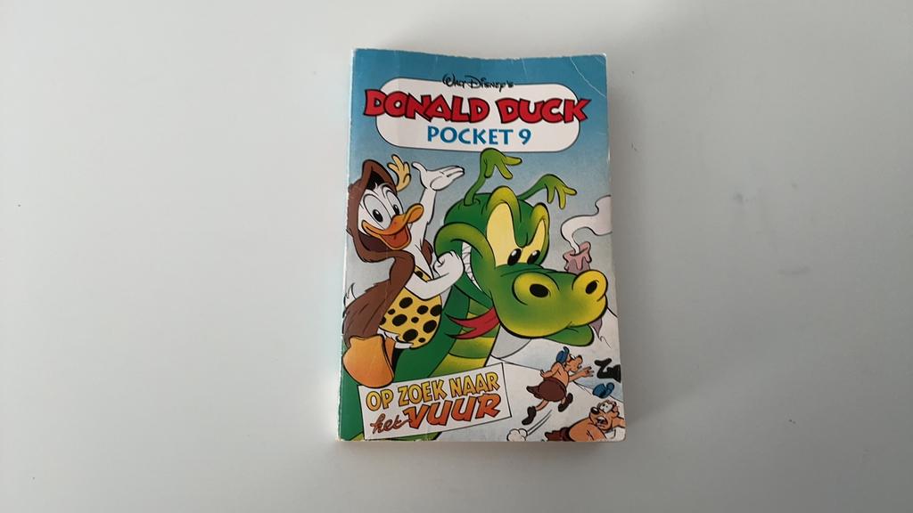 Donald Duck pocket 9 titel: op zoek naar het vuur, Ophalen of Verzenden, Nieuw, Kwartet(ten)
