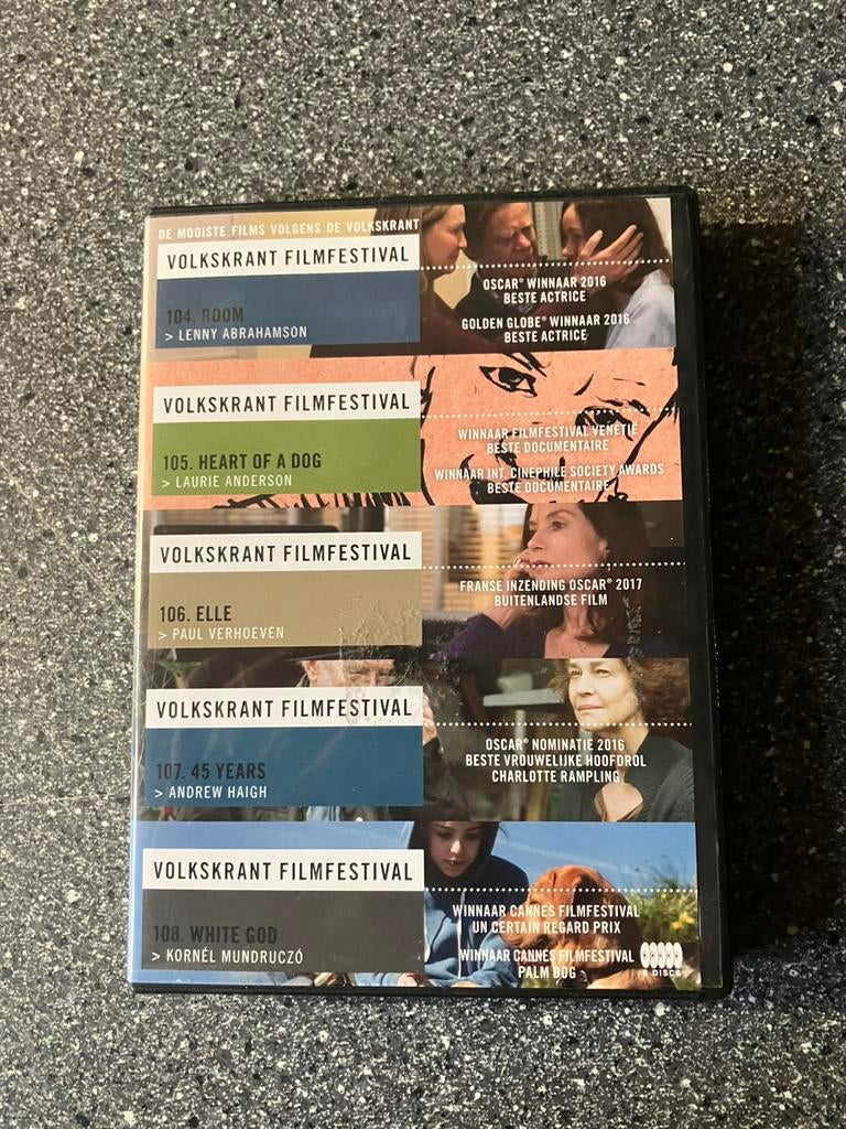 Volkskrant Filmfestival Box 5-Disc, Cd's en Dvd's, Dvd's | Filmhuis, Vanaf 16 jaar, Ophalen of Verzenden, Zo goed als nieuw, Overige gebieden