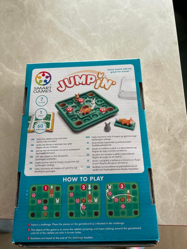 JumpIn! Puzzelspel - Slimme Spellen, Hobby en Vrije tijd, Gezelschapsspellen | Bordspellen, Zo goed als nieuw, Een of twee spelers