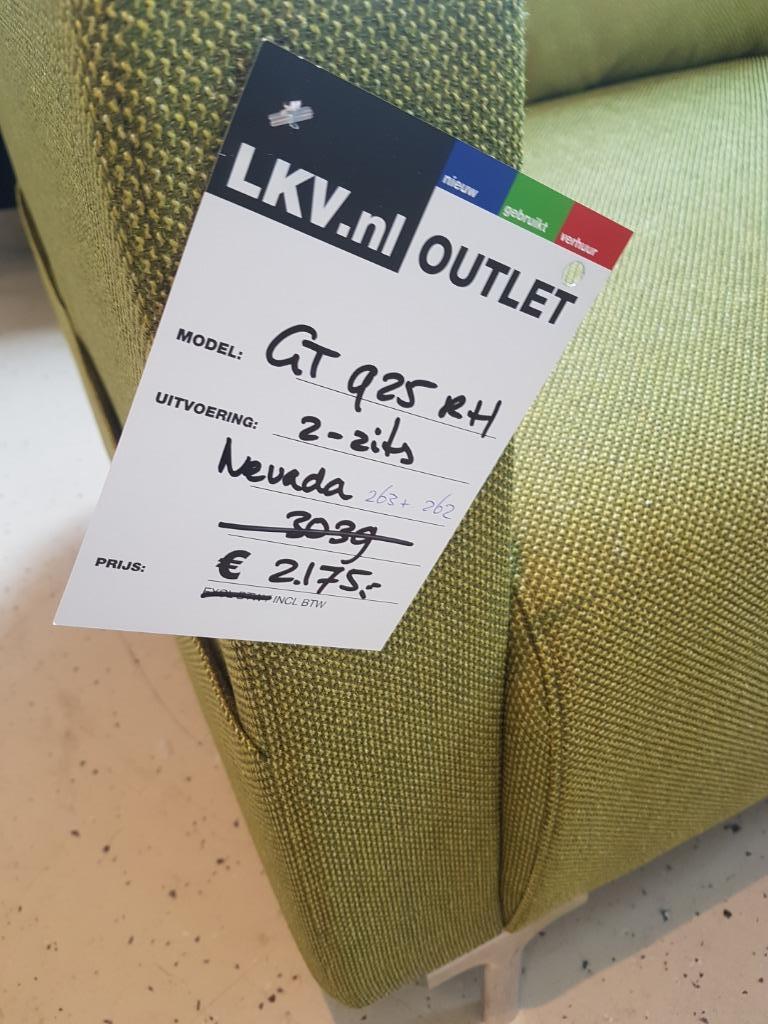 Gispen Today 925 RH 2-zits bank ( Dutch Originals ), Ophalen, 150 tot 200 cm, Tweepersoons, 75 tot 100 cm