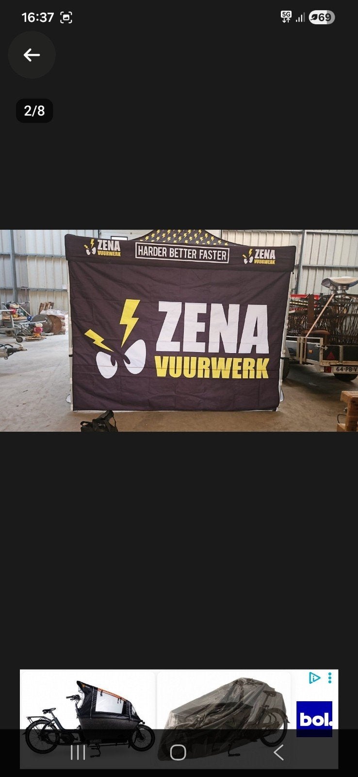 zeer degelijke partytent, Ophalen of Verzenden, Minder dan 5 meter