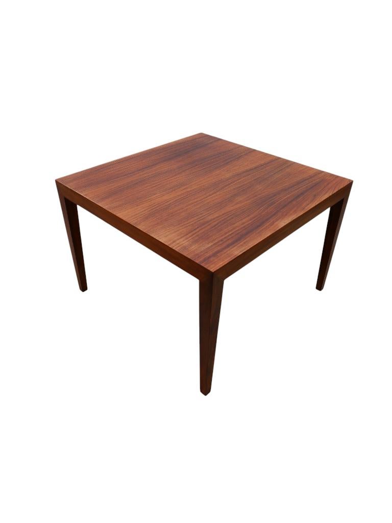 Deens design salontafel van Severin Hansen, jaren 60, Huis en Inrichting, Ophalen, Gebruikt, 50 tot 100 cm, Vierkant