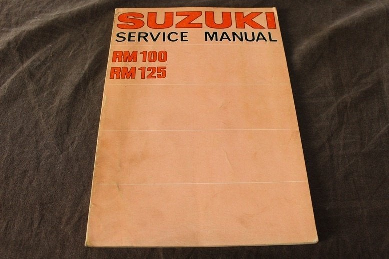Suzuki RM100 RM125 1976 motorcycle service manual  cross, Motoren, Ophalen of Verzenden, Suzuki