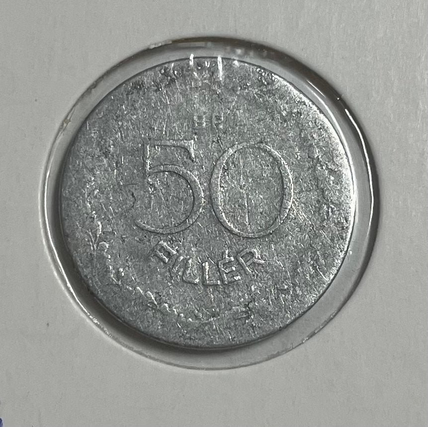 50 filler Hongarije 1948, Ophalen of Verzenden, Hongarije