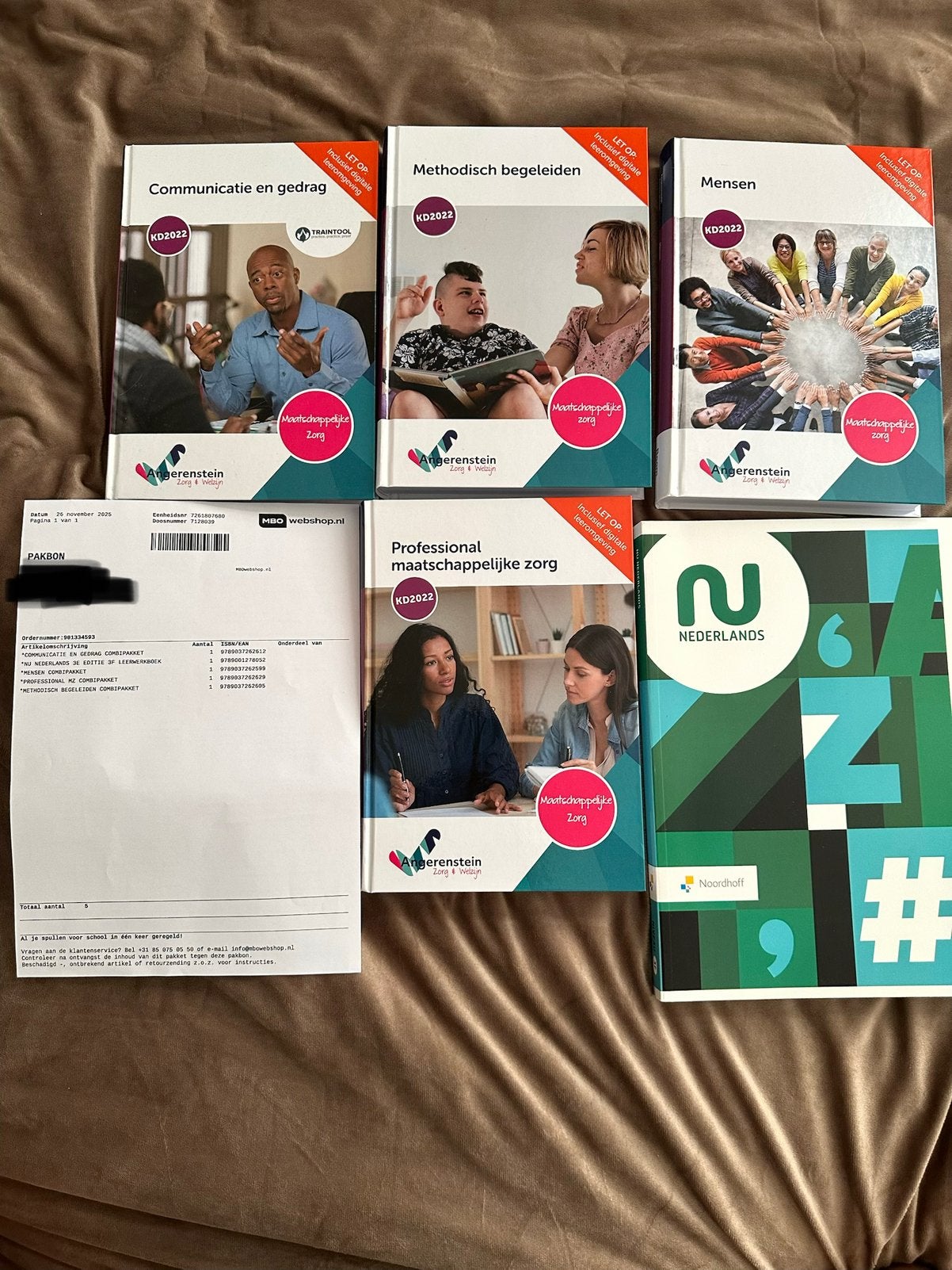 Gloednieuwe boeken Persoonlijk Begeleider MZ MBO 4 (BOL), Boeken, Schoolboeken, Ophalen, Zo goed als nieuw, Overige niveaus