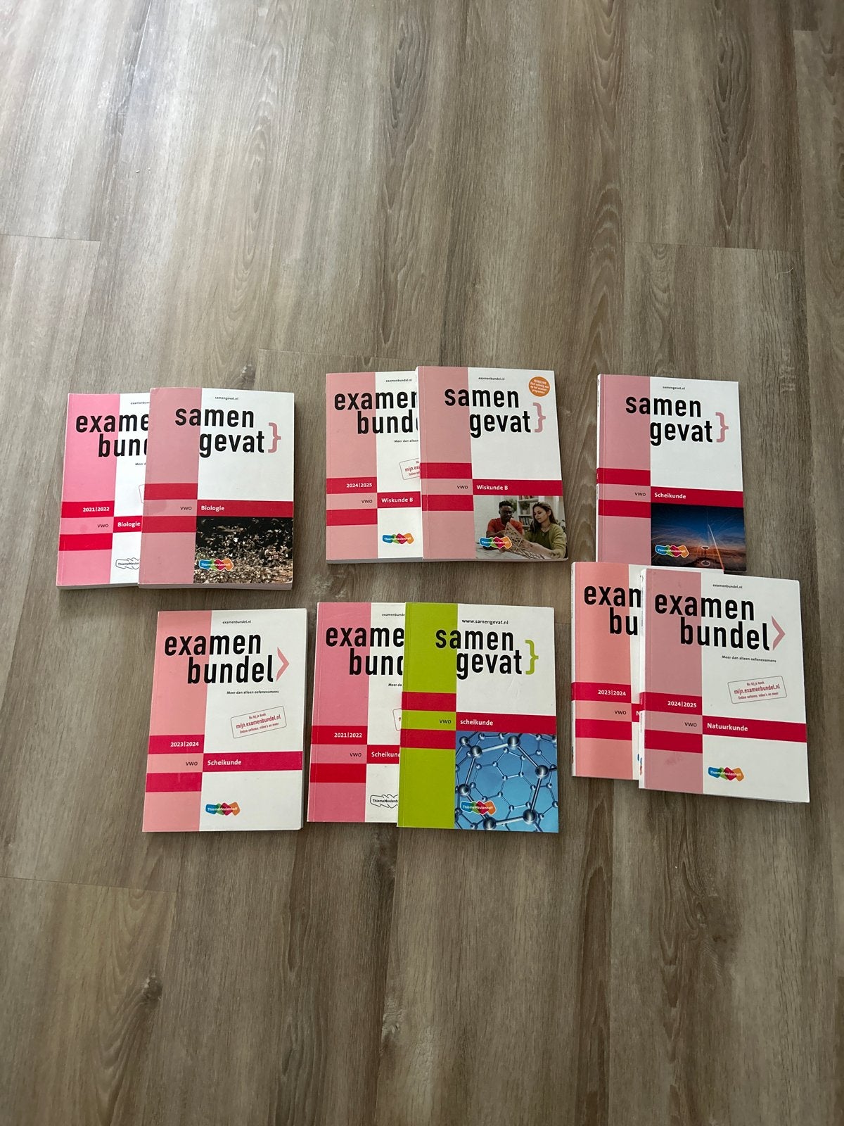 Examenbundels Samengevat VWO Nat,  Bio, Wiskunde B, Scheik, Boeken, Schoolboeken, Ophalen of Verzenden, Gelezen, VWO, Biologie