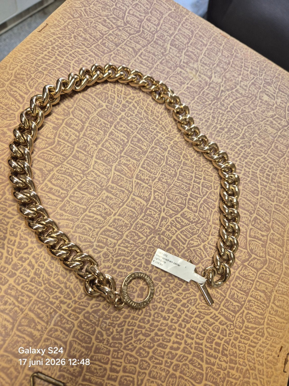 Schakelketting TOV essentials goudkleur, Ophalen of Verzenden, Nieuw, Goud, Overige materialen