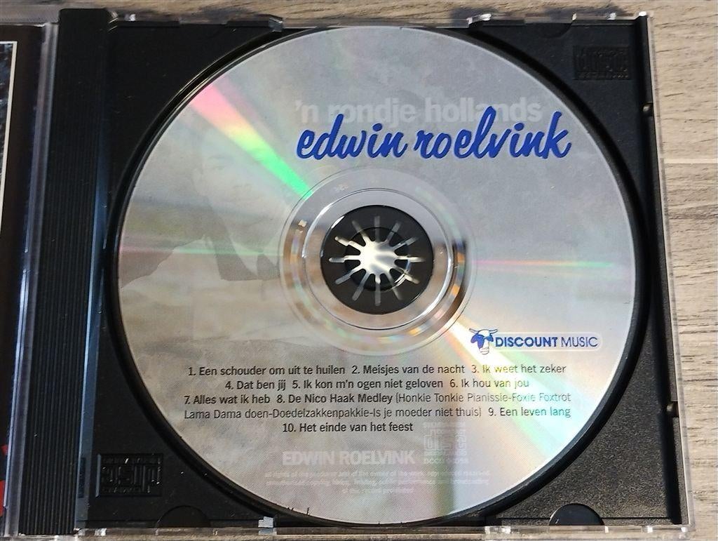 Edwin Roelvink ‎– \'n Rondje Hollands, Ophalen of Verzenden, Zo goed als nieuw, Levenslied of Smartlap