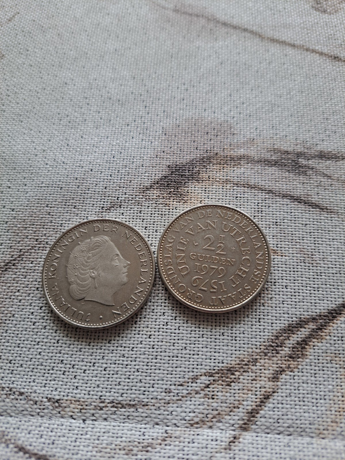7 Munten 2,5 Gulden 1979 Koningin Juliana, Postzegels en Munten, Munten | Nederland, Koningin Juliana, Setje, Zilver, Ophalen of Verzenden