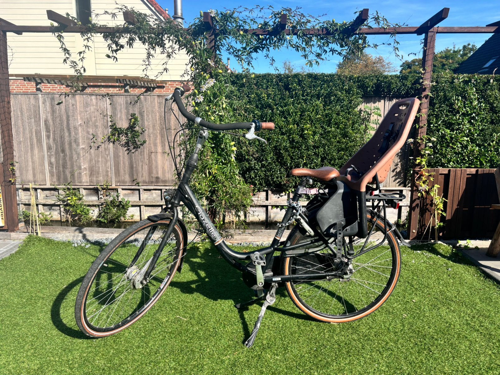 Mama fiets Gazelle Bloom inclusief Yepp kinderzitje, Fietsen en Brommers, Ophalen, Gebruikt, Versnellingen, Gazelle