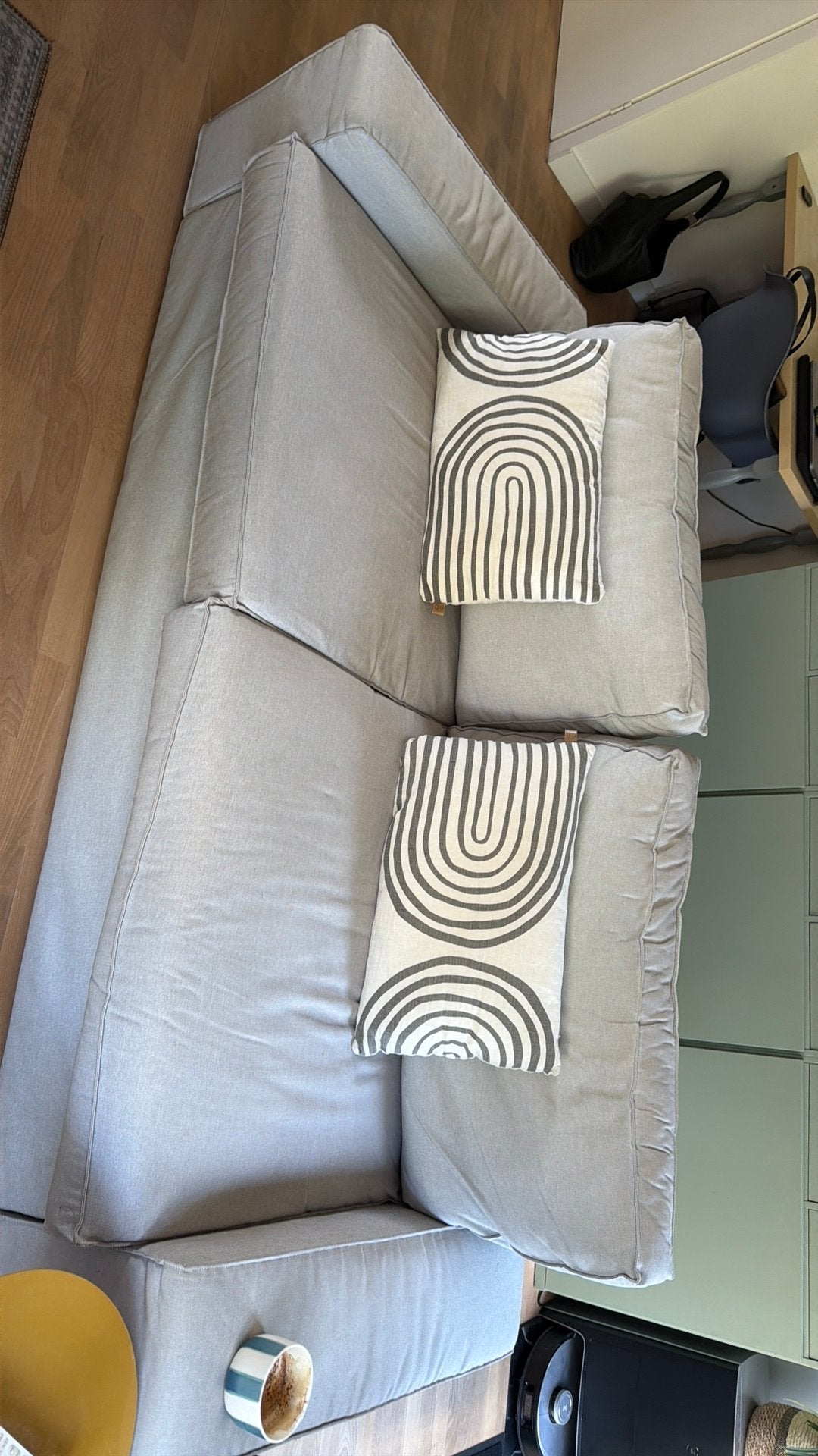Ikea Kivik drie zitsbank, Ophalen, Gebruikt, Stof