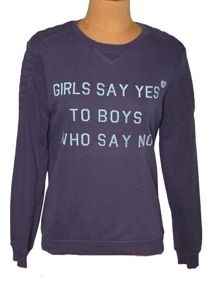 Zoe Karssen sweater, trui Girls Say Yes, Mt. XS, Zoe Karssen, Zo goed als nieuw, Maat 34 (XS) of kleiner, Verzenden