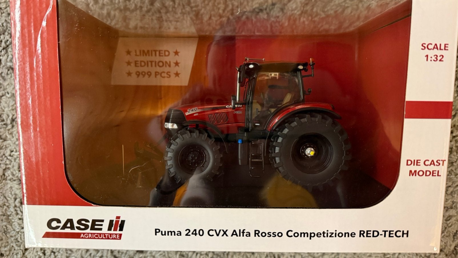 Case Puma CVX 240 Alfa Rosso Competizione RED-TECH UH6378, Ophalen, Zo goed als nieuw, Tractor of Landbouw, Universal Hobbies