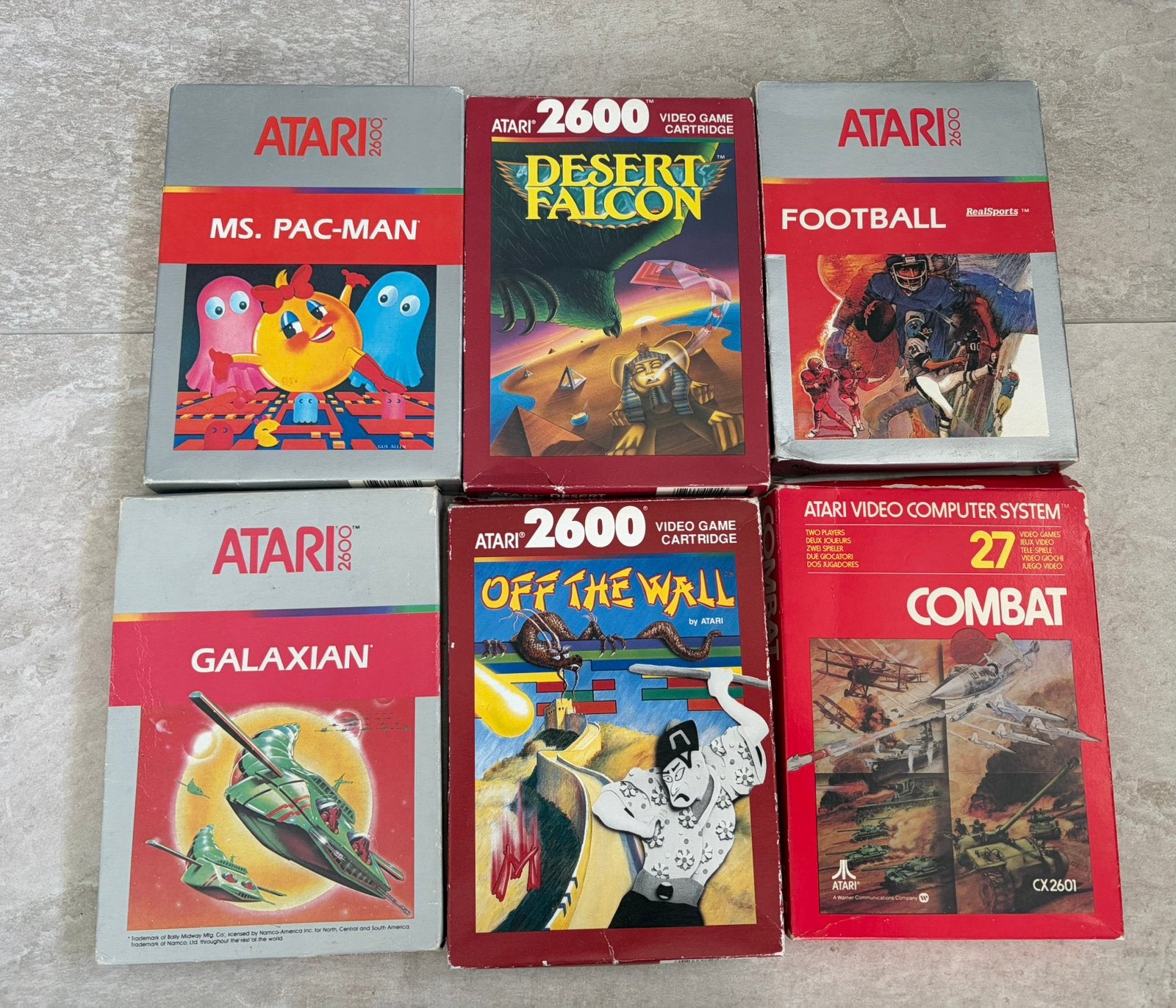 Atari 2600 spellen in doos, Spelcomputers en Games, Gebruikt, 1 speler, Ophalen of Verzenden, Vanaf 7 jaar
