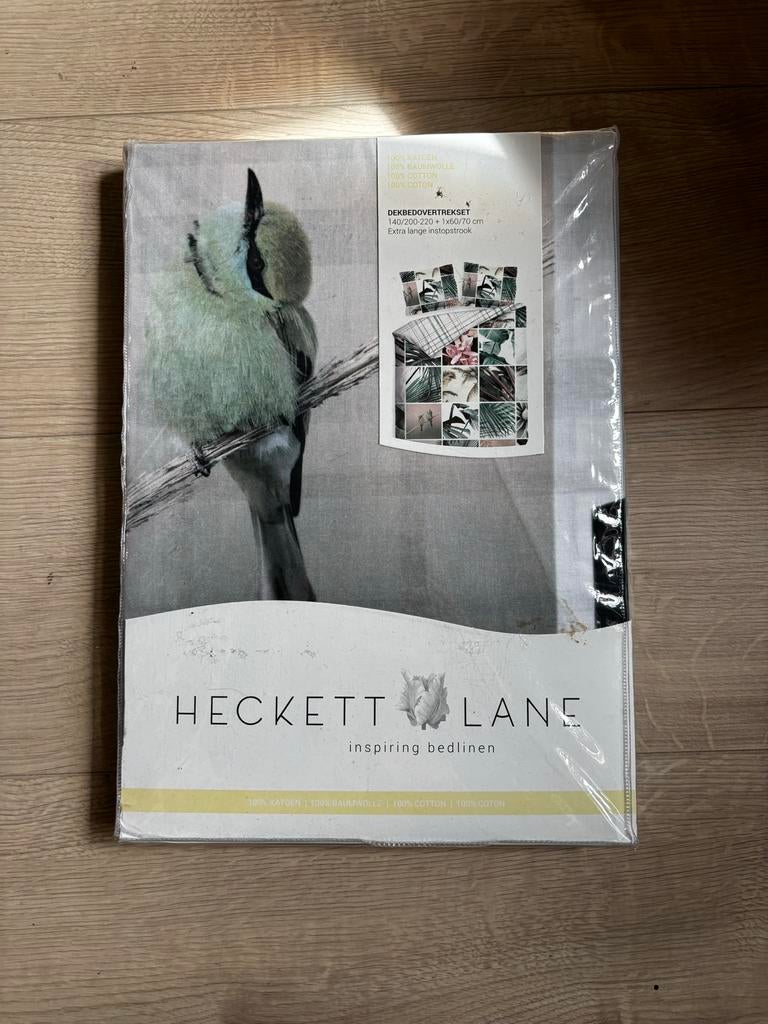 Heckett Lane dekbedovertrekset 140/200-220 cm, Eenpersoons, Dekbedovertrek, Nieuw, Ophalen of Verzenden