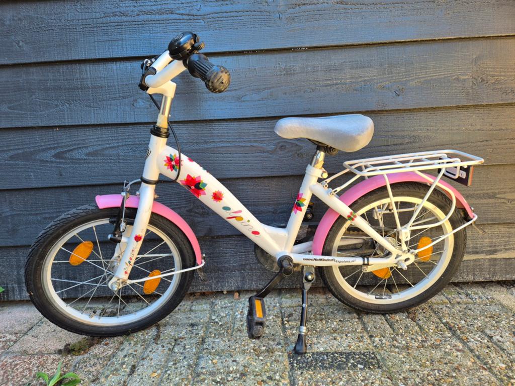 Kinderfiets, Fietsen en Brommers, Ophalen, Terugtraprem, Alpina, 16 tot 20 inch