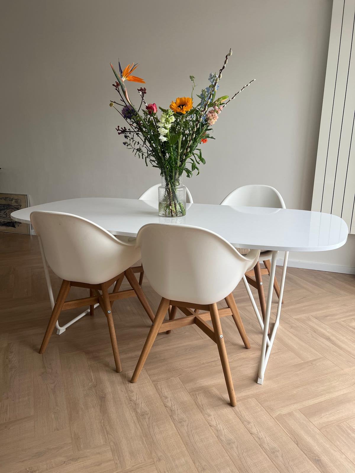 Eettafel gratis halen, Ophalen, Zo goed als nieuw, Rechthoekig, 50 tot 100 cm