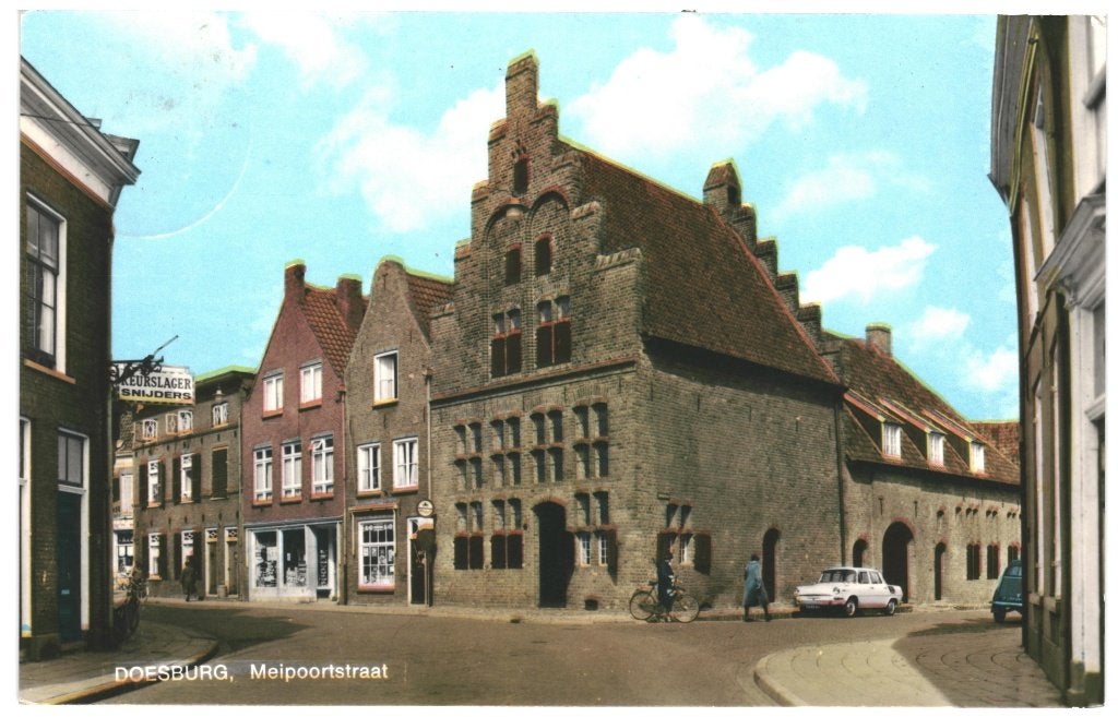 43927 Doesburg 1969 Gld Meipoortstraat Gelopen met postzegel, Ophalen of Verzenden, 1960 tot 1980, Gelopen, Gelderland
