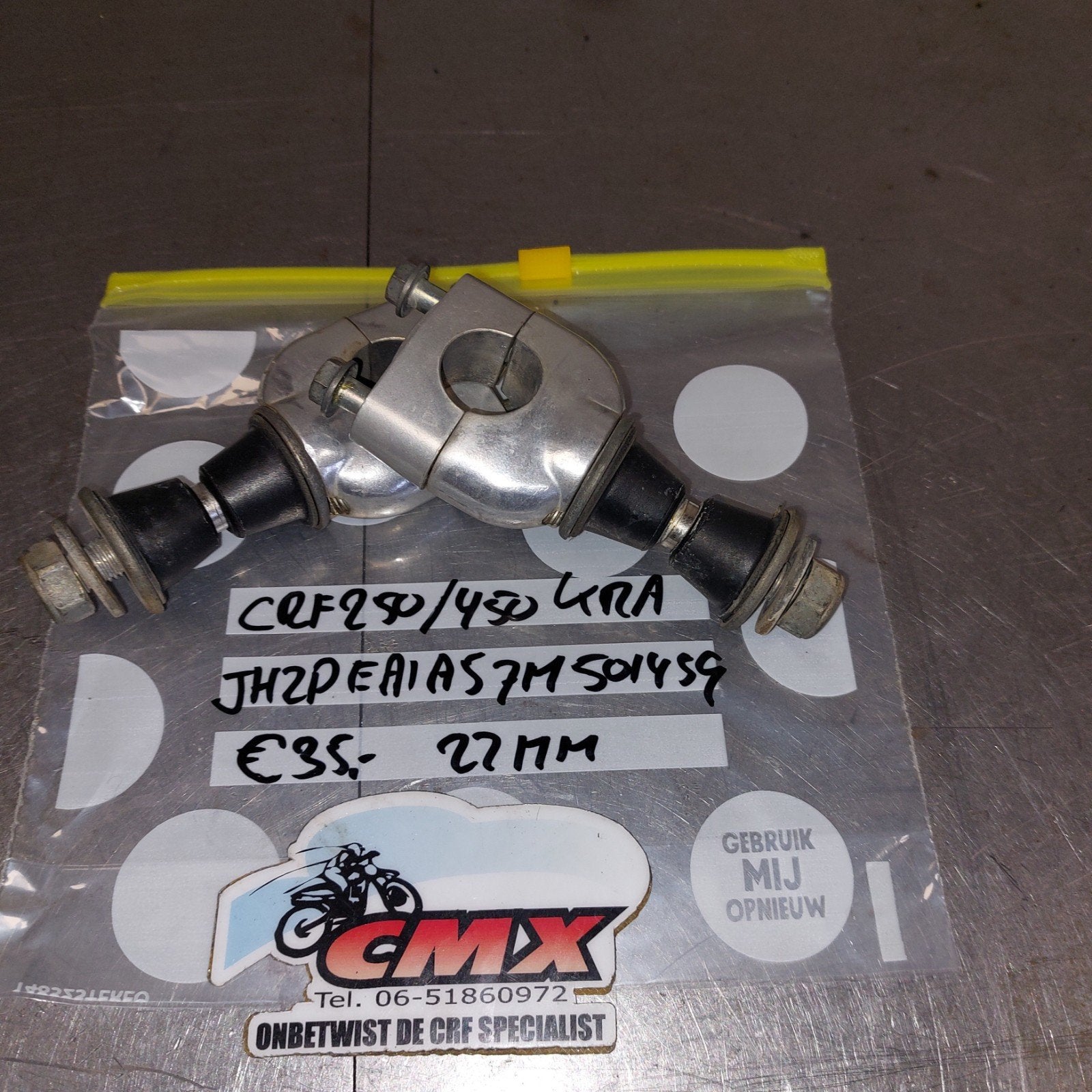 stuurklemmen Honda CRF450 stuurklemmen Honda CRF250, Ophalen of Verzenden, ., ., .