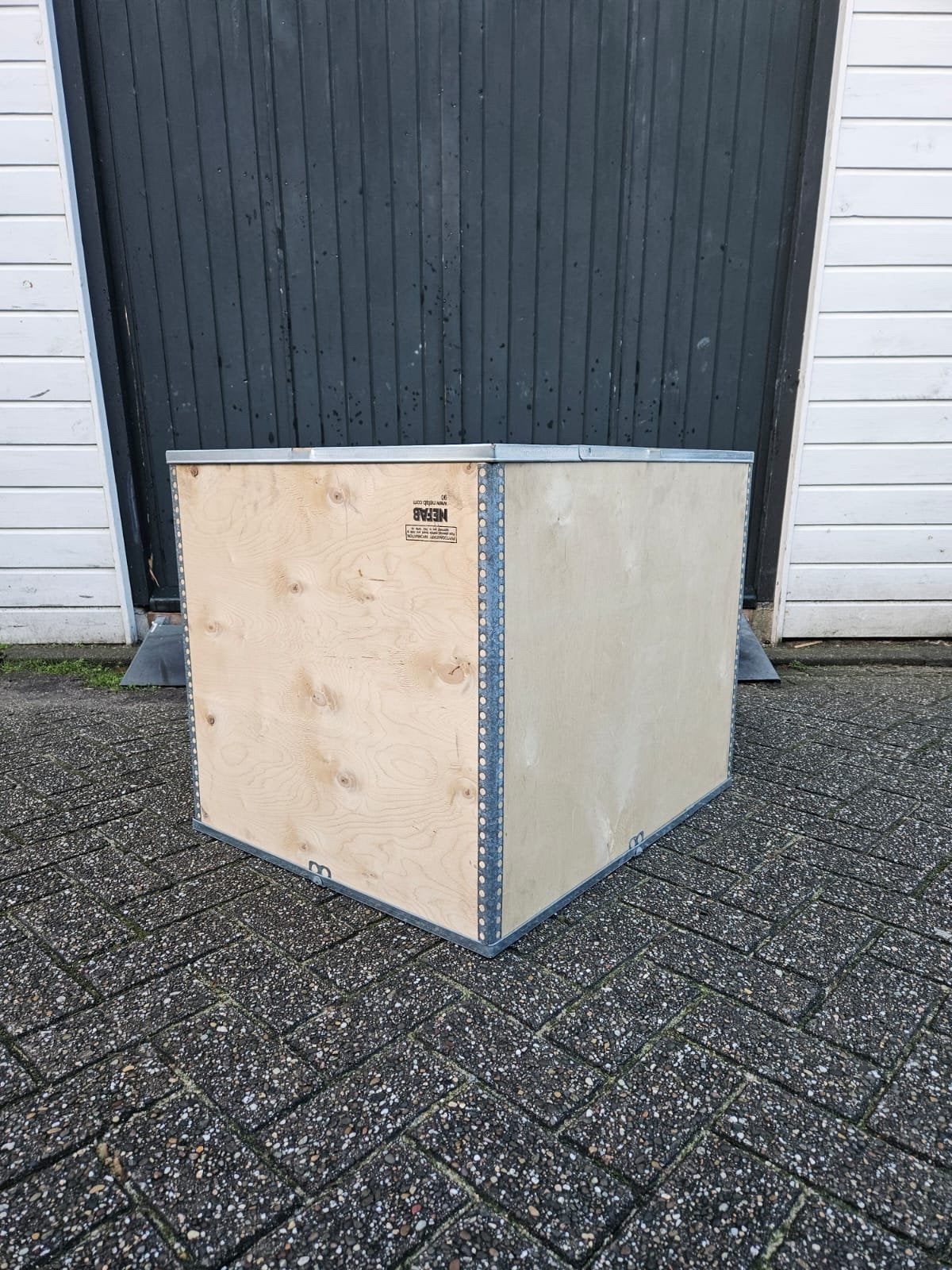 Partij 50 Stevige magazijn opslag verhuis kist opvouwbaar, Ophalen, 50 – 75, Gebruikt, 50 tot 100 cm
