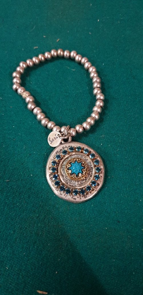 armband sari grieks medallon, Ophalen of Verzenden, 'T Olde Gre-j, Info@toldegrej.nl, Endepoelstraat 20f Didam